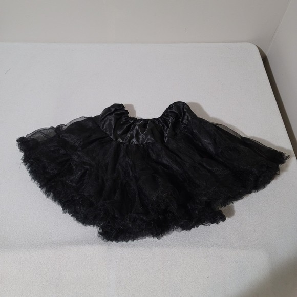 tutu  tulle petticoat mini skirt ruffle black Xs - L - Picture 11 of 11